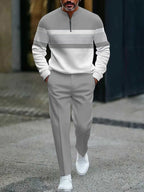 Conjunto para hombre: Jersey con estampado gráfico y pantalones