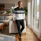 Conjunto para hombre: Jersey con estampado gráfico y pantalones