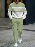 Conjunto para hombre: Jersey con estampado gráfico y pantalones